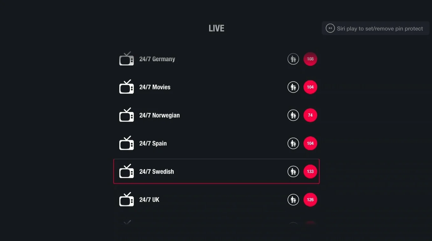 GSE Smart IPTV: esimerkkikuva 2